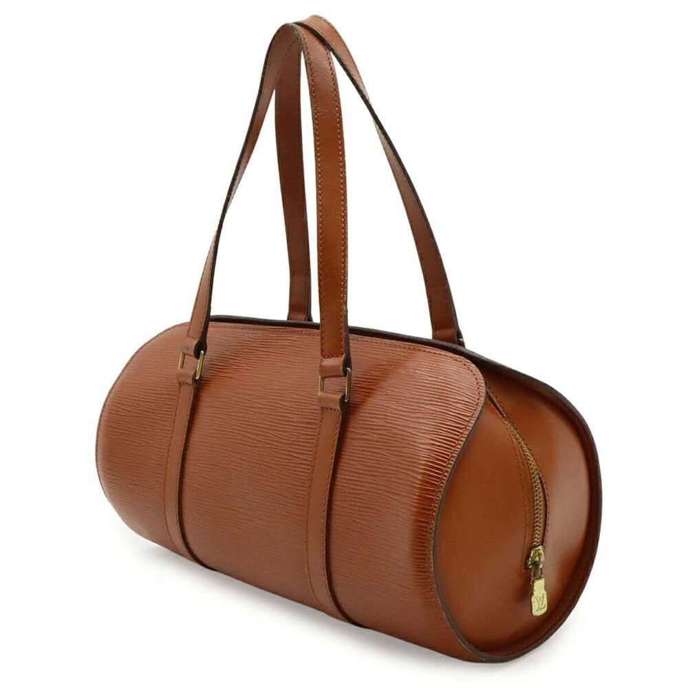 LOUIS VUITTON Brown Leather Shoulder Bag - Picture 3 of 10